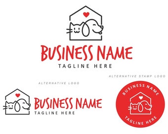 Création de logo pour animaux de compagnie, kit de marque pour vétérinaire, marketing pour animalerie