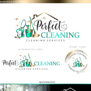 Logo de nettoyage, Logo de la vadrouille, Aspirateur, Logo du seau, Logo du nettoyage de la maison, Logo du service de nettoyage, Logo de l’entreprise de nettoyage, Logo de la femme de ménage 447