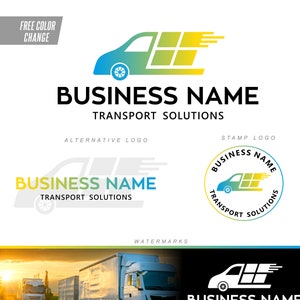 Transport Logo, Logistic company Logo, Cargo transport logo, Truck Logo, Transport Sign, Car Logo, Lorry Logo, Camion, Container Logo 418