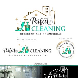Cleaning logo, Cleaning machine logo, Residential and commercial cleaning logo, Cleaning Service Logo, Cleaning business logo, Cleaning 477