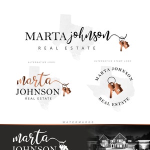 Logo immobiliare, Logo agente immobiliare, Logo mappa statale, Set di marketing immobiliare, Logo immobiliare, Design chiave casa, Francobolli agenti immobiliari, Segno di vendita 278
