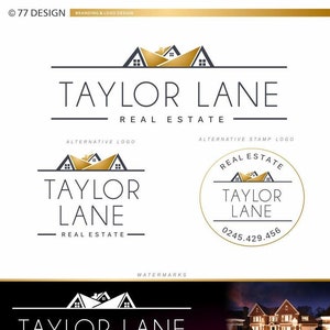 Agente immobiliare, Marchio immobiliare, Logo immobiliare, Logo della casa, filigrana del logo, Marketing dell'agente immobiliare, Agente immobiliare, Design del logo personalizzato 058