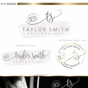 Designs de logotipo de fotografia, marca de logotipo de câmera, design de logotipo sofisticado, marca d'água e logotipo, pacote de negócios personalizado, pacote de logotipo de fotografia 067