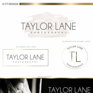 Camera logo ontwerp, Fotografie branding, Eenvoudig logo ontwerp, Mannelijk logo, Watermerk en logo, Aangepast visitekaartje, Foto Logo set 068