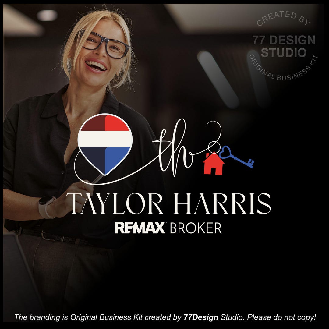 REMAX Balloon Logo, Real Estate Logo Design, Branding Kit, Realtor Logo ...