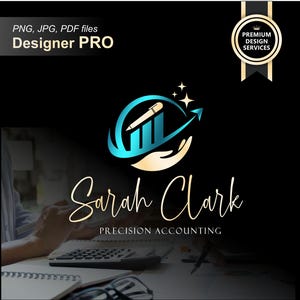 Accounting Logo, Financial coach branding set, Accounting Logo Design, Bookkeeping Logo, Tax Logo, Financial Service Logo, Finance logo 650