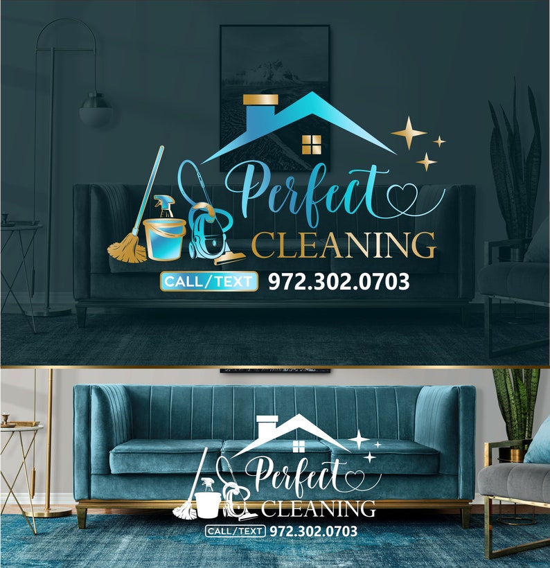 Cleaners Lettering Design Premade Cleaning Company Logo, Luxury Branding, Cleaning Branding 560 ...