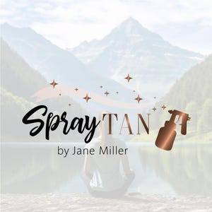 Spray Tan salon Logo design 285