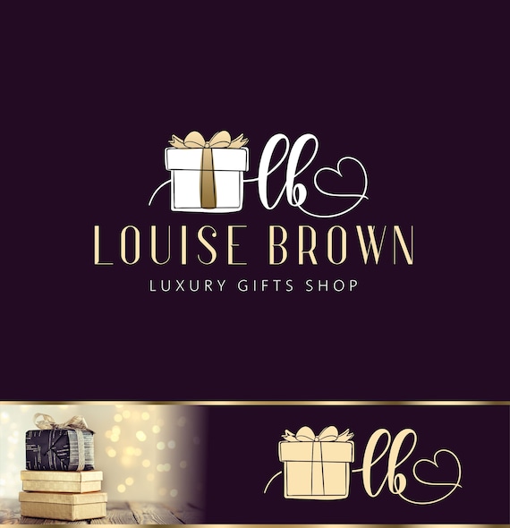 Gift Box Logo Design Gifts Sell Logo Design Gift Store Logo