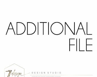 Additional File (JPG or PNG) to a Premade Logo Purchase Mark