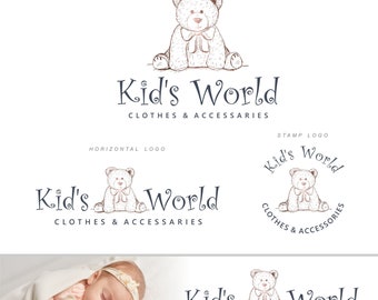Baby Boutique Logo Design, Kindermodemarke (vorgefertigt) 562