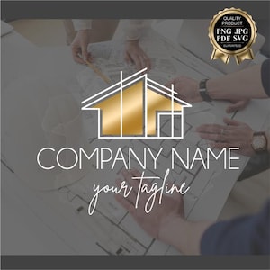 Architect logo, Interior design logo, Architecture logo, Real estate logo, Realtor logo, Contractor logo, Construction Company Logo  362
