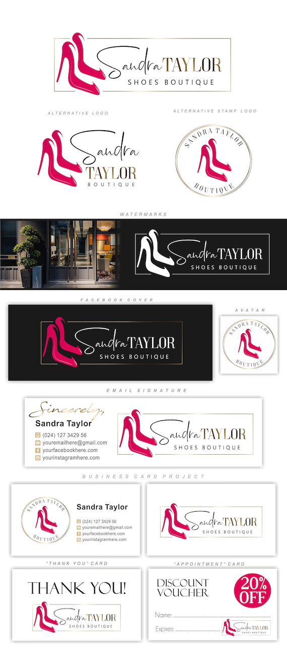 Shoe dept shop logo