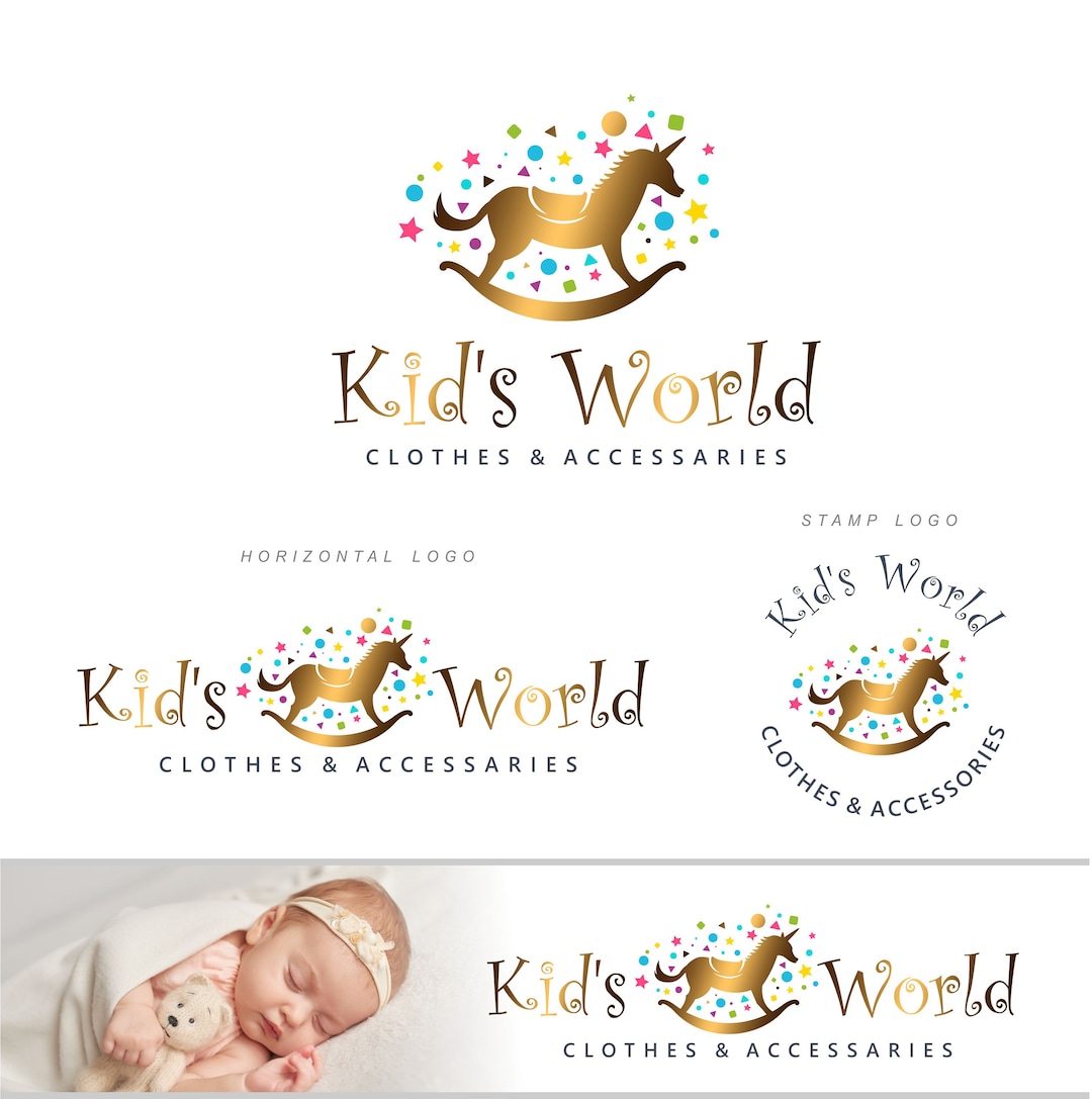 Clothing Logo Unique Baby Clothes Brands Baby Boutique Logo, Kids