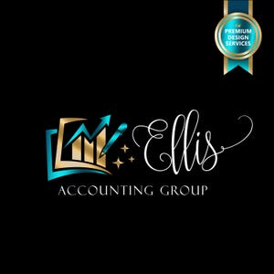 Accounting Logo, Accounting Logo Design, Bookkeeping Logo, Tax Logo, Financial Services Logo, Tax business logo, Insurance logo design 642