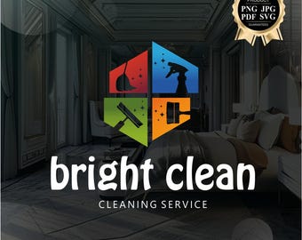 Cleaning logo design, business branding, Cleaning company, House cleaning, Maid service, House cleaning logo services housekeeping 199