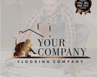 Flooring logo, Flooring Repairs logo, Flooring master, Home repair service, Premade logo, Laying floors logo,Handyman branding set logo 473