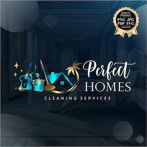 Logo de ménage, logo airbnb soleil de mer, logo résidentiel, logo de ménage, logo de service de nettoyage, logo d&#39;entreprise de nettoyage, logo de femme de ménage 492