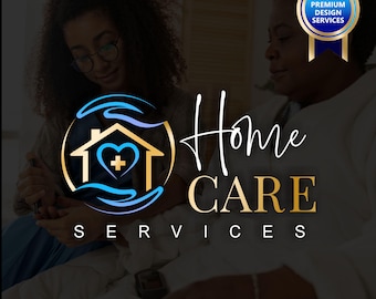 Home Health Care Logo Design, Branding Kit Elderly Care 629