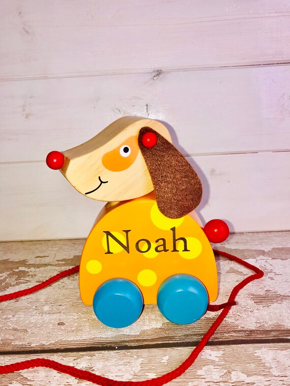 personalised pull along toy