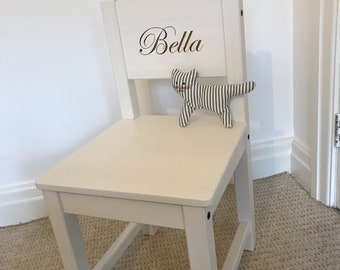 Personalised Wooden Chair