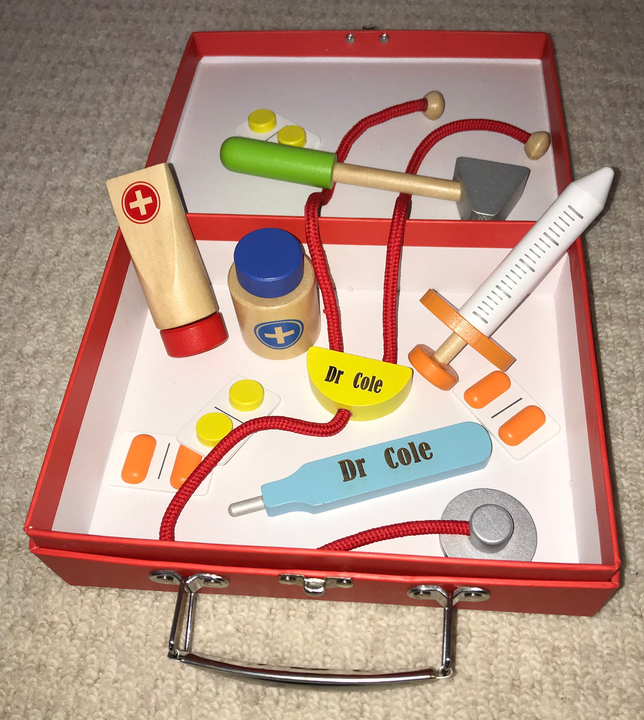 Personalised Toy Doctors Kit Etsy UK