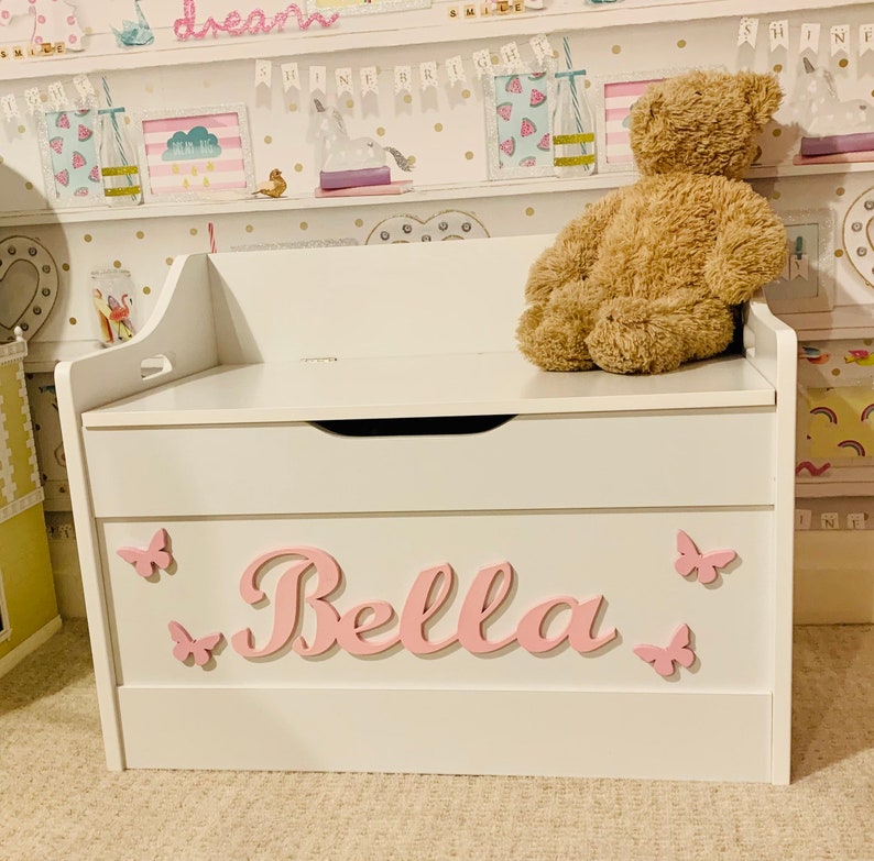 Personalised Toy Box Etsy