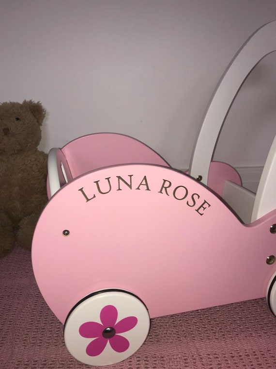 personalised doll pram