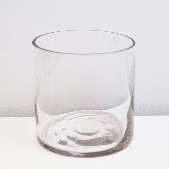 5x5 Inch Glass Cylinder Hurricane Vase Ideal For Crafts Etsy
