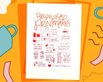Recipe of a Printmaker Print