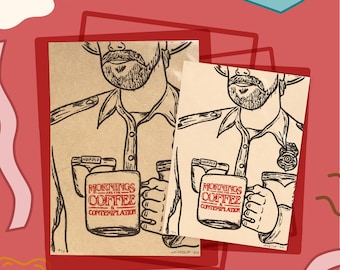 Morning Coffee - Stranger Things Print