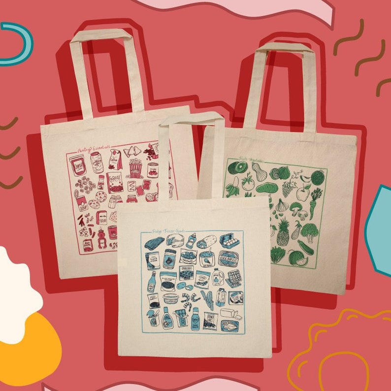 Grocery Tote Bags ALL 3!