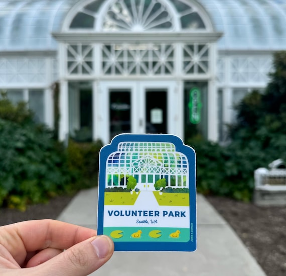Volunteer Park | Seattle Souvenir, Seattle Sticker, PNW Sticker, Pacific Northwest Sticker, MOHAI