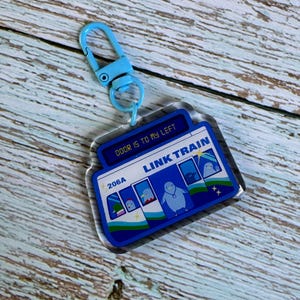 Seattle LINK Train Keychain | PNW Souvenir Gift