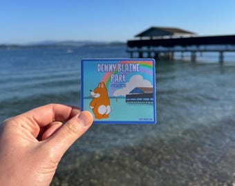 Denny Blaine Park | Seattle Sticker, Seattle Gift, PNW Gift