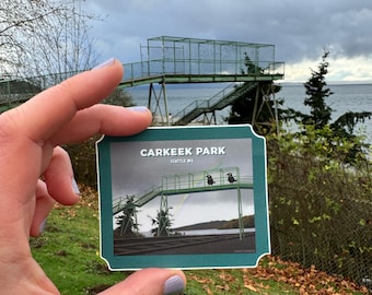 Carkeek Park | Setaball Aufkleber, Setaover Geschenk, PNW Geschenk, Setaball Souvenir