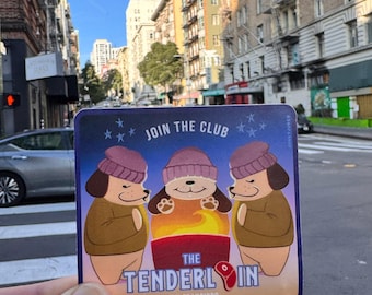 Tenderloin / San Francisco Sticker, vecindario del Área de la Bahía
