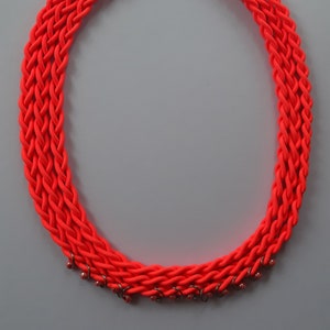 Fabrice Braided Bib Necklace: Multi Strand Rope Jewelry