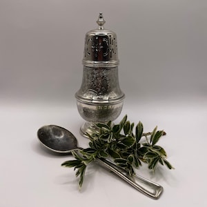 Vintage Silver Plate English Sugar Shaker