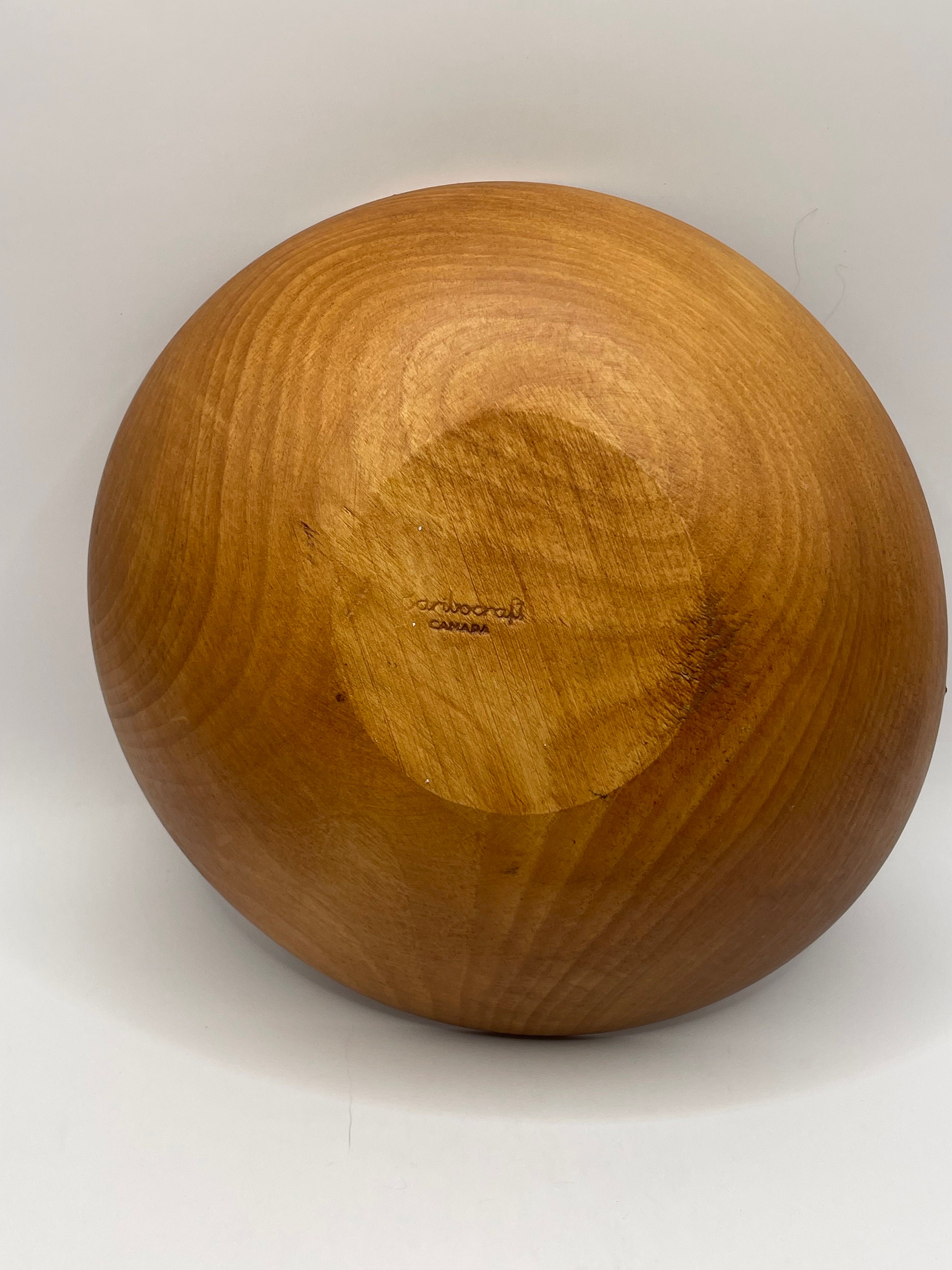 Vintage Baribocraft Wood Bowl - Etsy