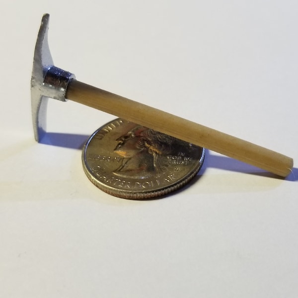 Miniature 1/10 scale pick axe