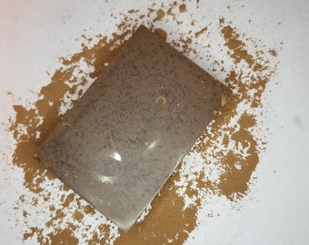 Peppermint mocha goat's milk and shea butter soap