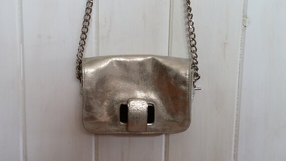 badgley mischka leather bag