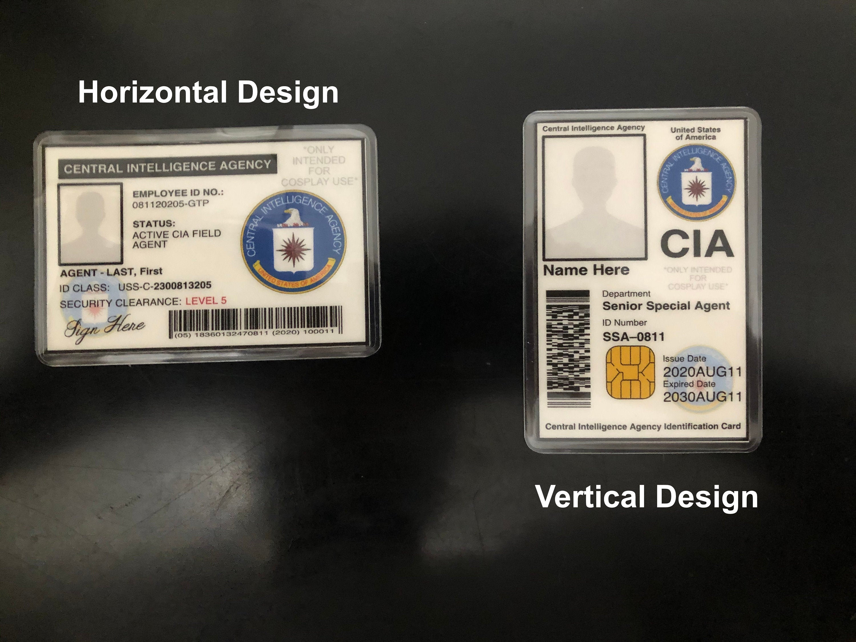 CIA IDカード風　レプリカ