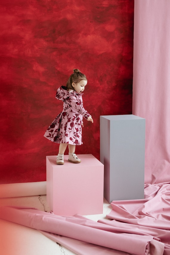 Baby pink waterproof jacket discount