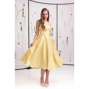 Yellow Fit and Flare - Etsy