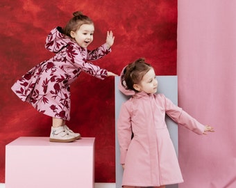 Veste Imperméable à Capuche Rose Pour Fille 5-13 Ans - A2Z 4 Kids, Neuve Avec étiquettes