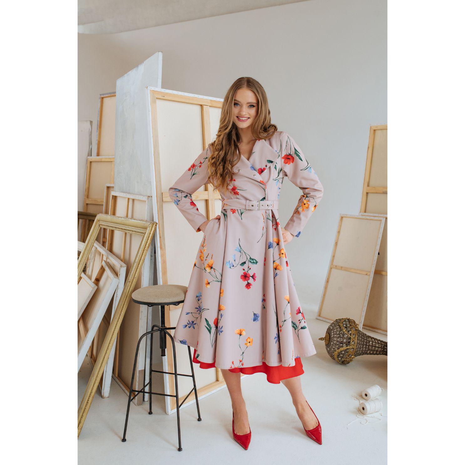 muguet（ミュゲ）の「stand collar long coat（ステンカラー