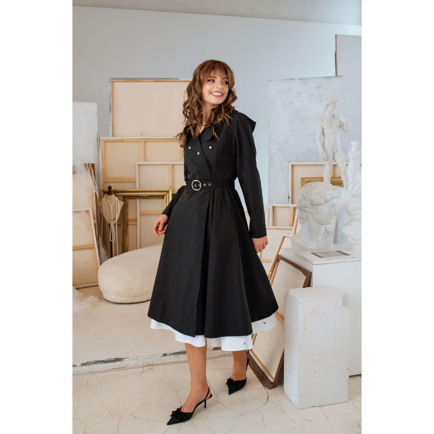 タグ付きcurl double breasted belt point coat 71PwRXqajDL._UY1000_.jpg