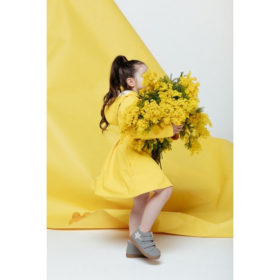 amarillo con capucha para abrigo de primavera - Etsy México